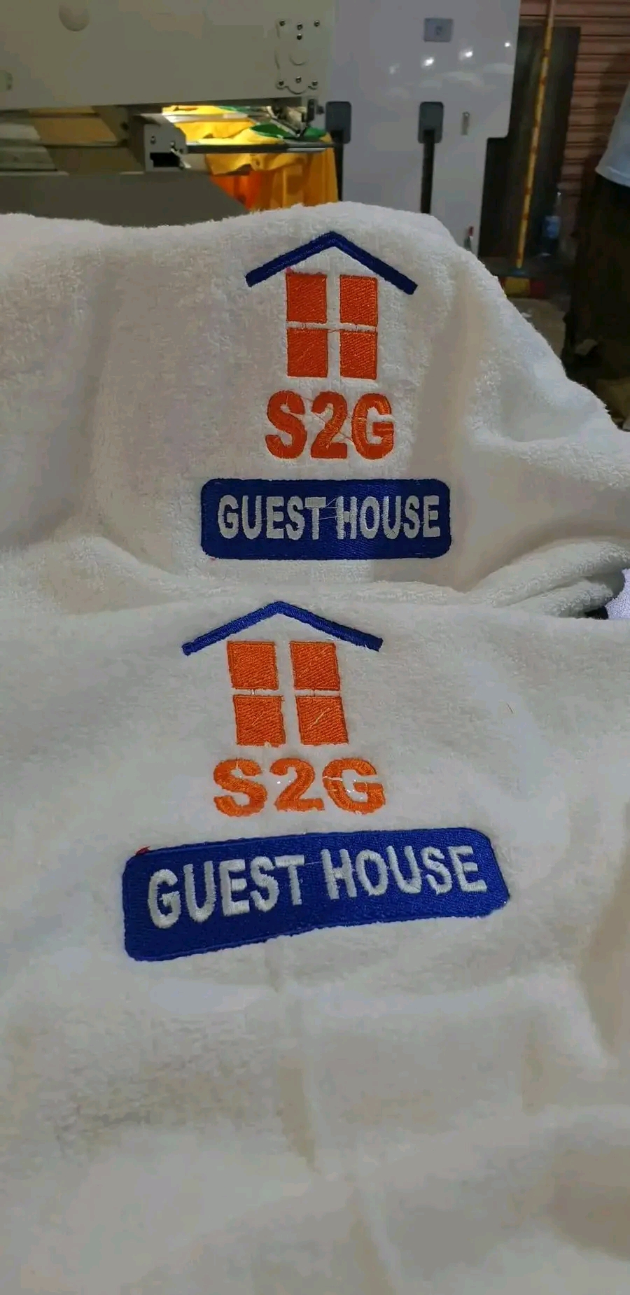 S2G Guest House embroidered towels