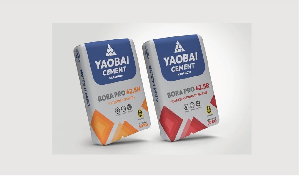 Yaobai Cement Karamoja packaging